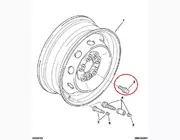 Б/У Болты колесные Citroen Jumper (1994-2002) R15, 540575